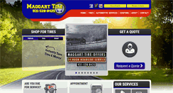 Desktop Screenshot of maggarttire.com